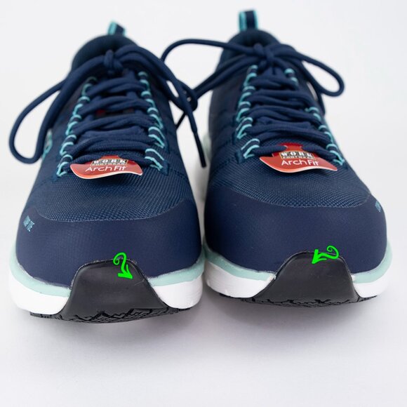 NWT Skechers Composite Safety Toe Slip Resistant Arch Fit Sneaker Size 6 - Picture 9 of 16